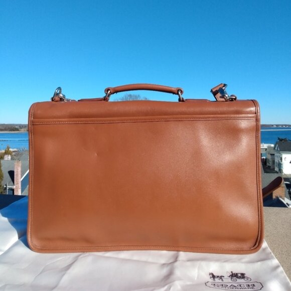 Vintage Coach Trader Brief Case, USA - Picture 5 of 16